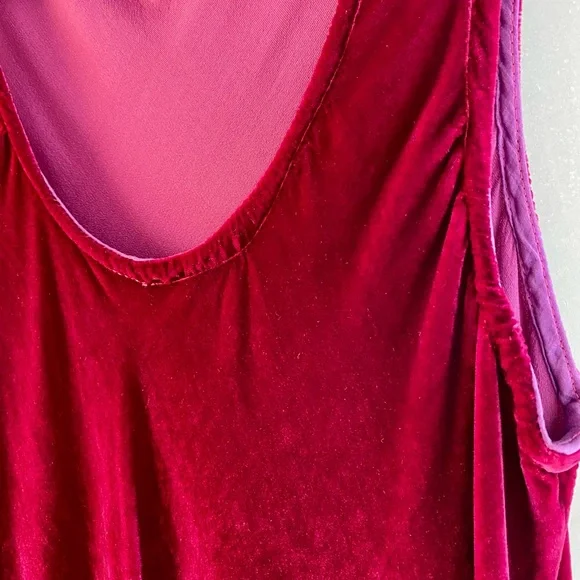 Homefrocks Silk Velvet Womens Tunic High Low Hemline - Picture 1 of 15